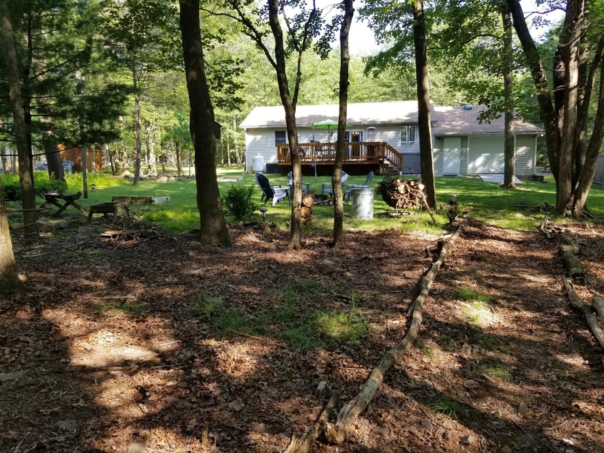 Serenity And Fun All In One In This Cozy Pocono Cabin จิมธอร์ป ภายนอก รูปภาพ